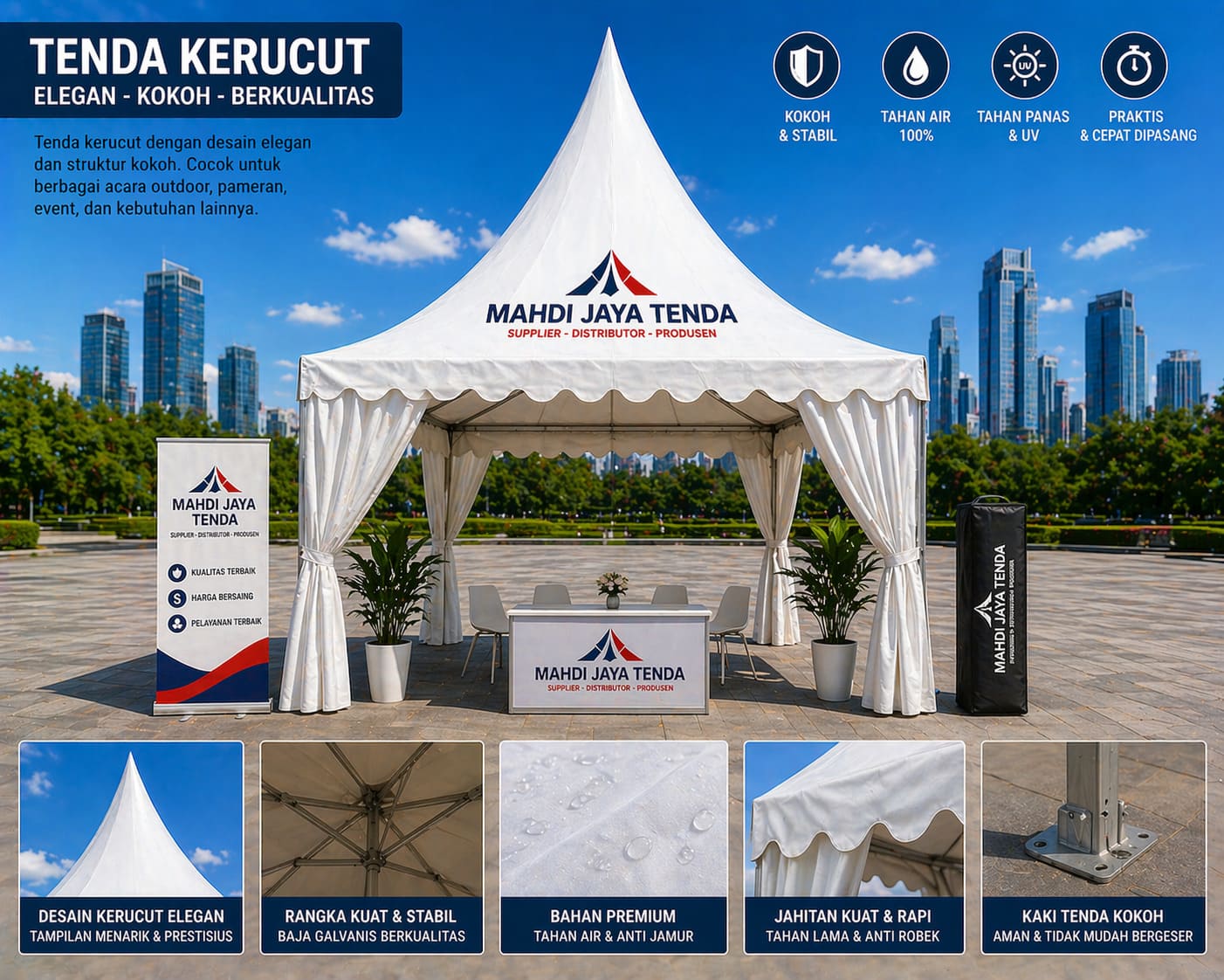 Distributor Supplier Produsen Tenda Kerucut