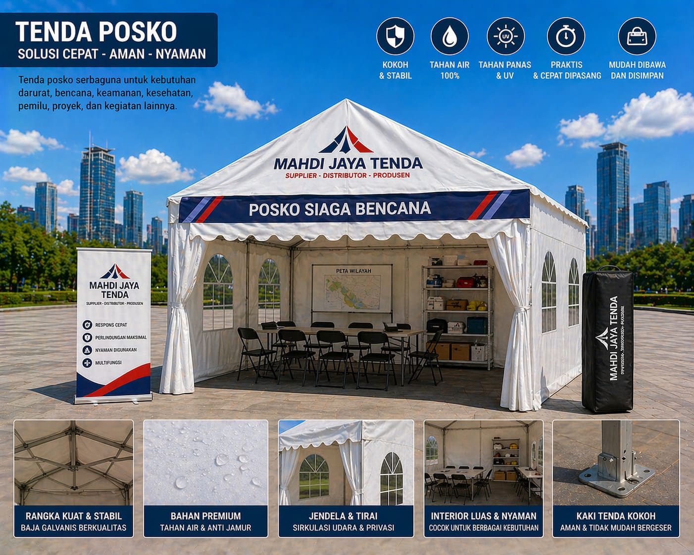 Distributor Supplier Produsen Tenda Posko
