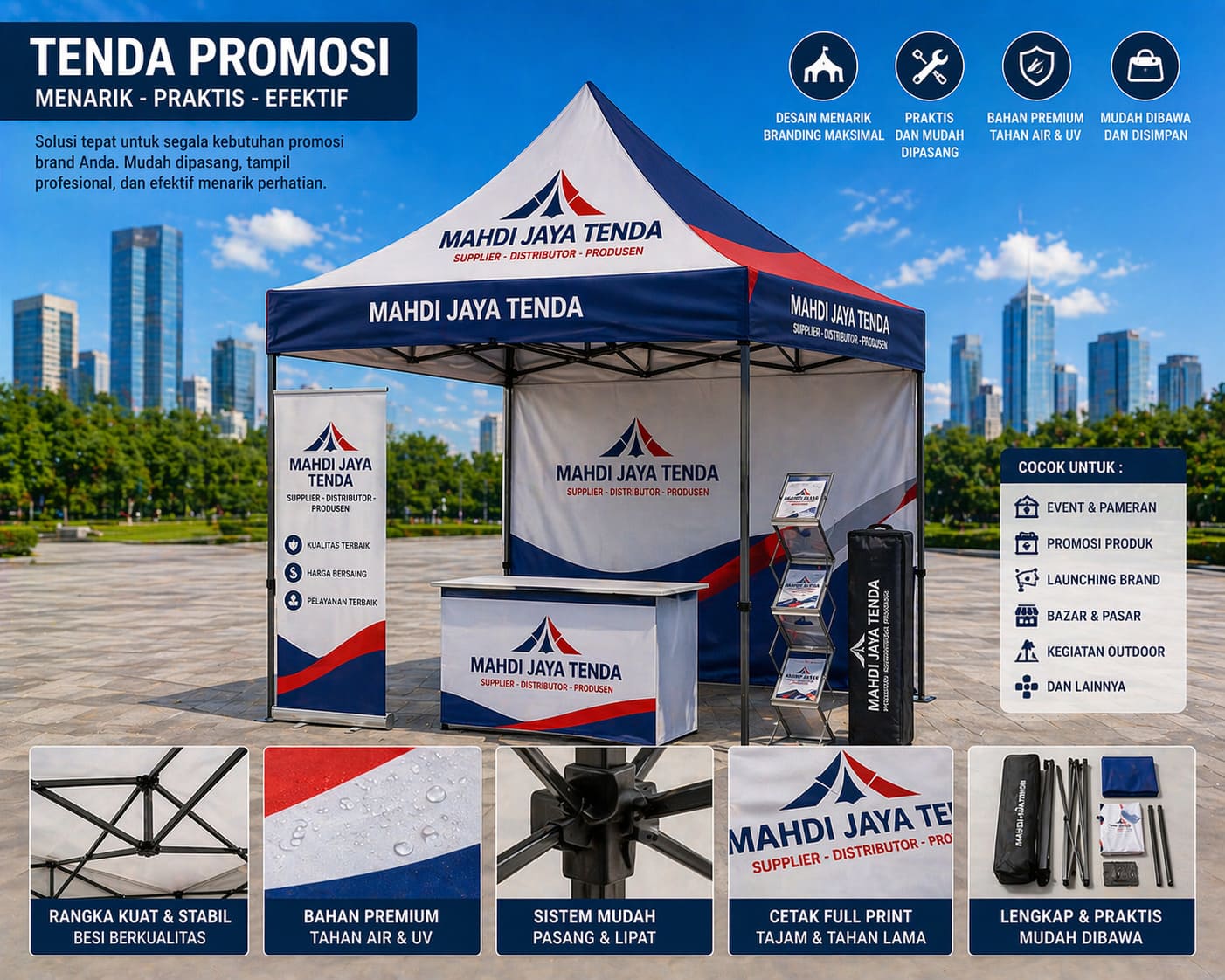 Distributor Supplier Produsen Tenda Promosi
