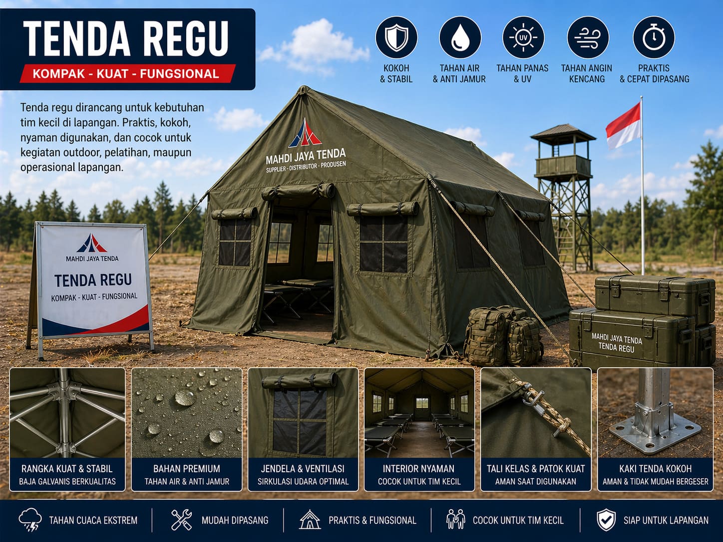 Distributor Supplier Produsen Tenda Regu