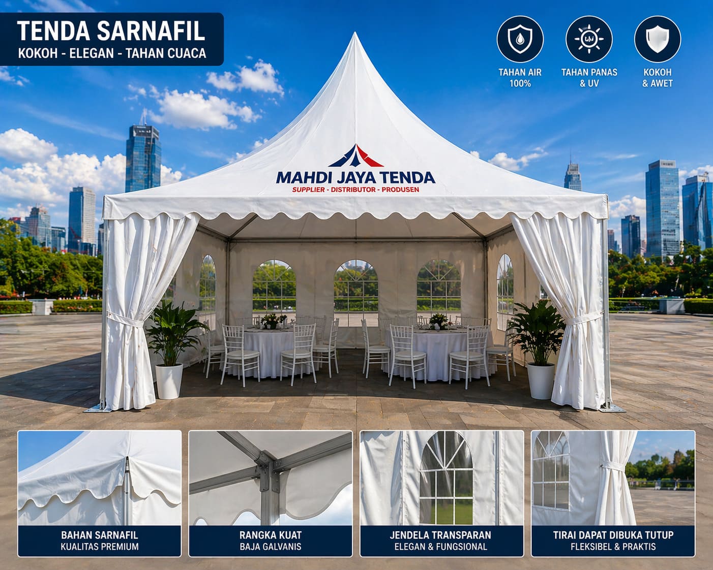 Distributor Supplier Produsen Tenda Sarnafil