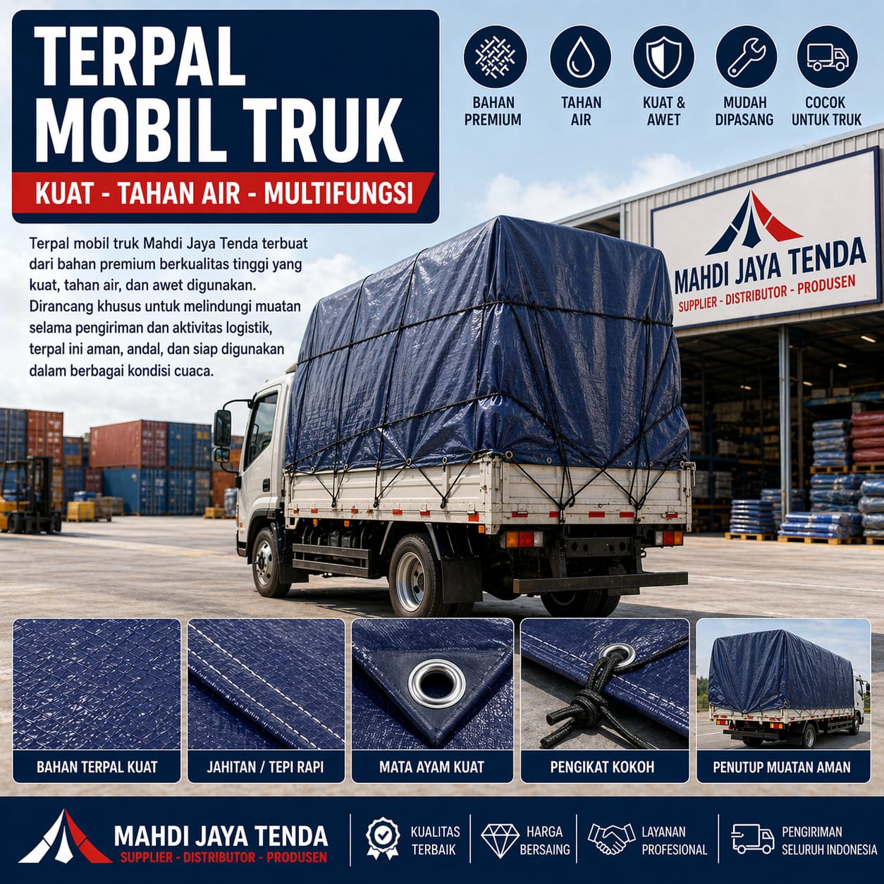 Distributor Supplier Produsen Terpal Mobil