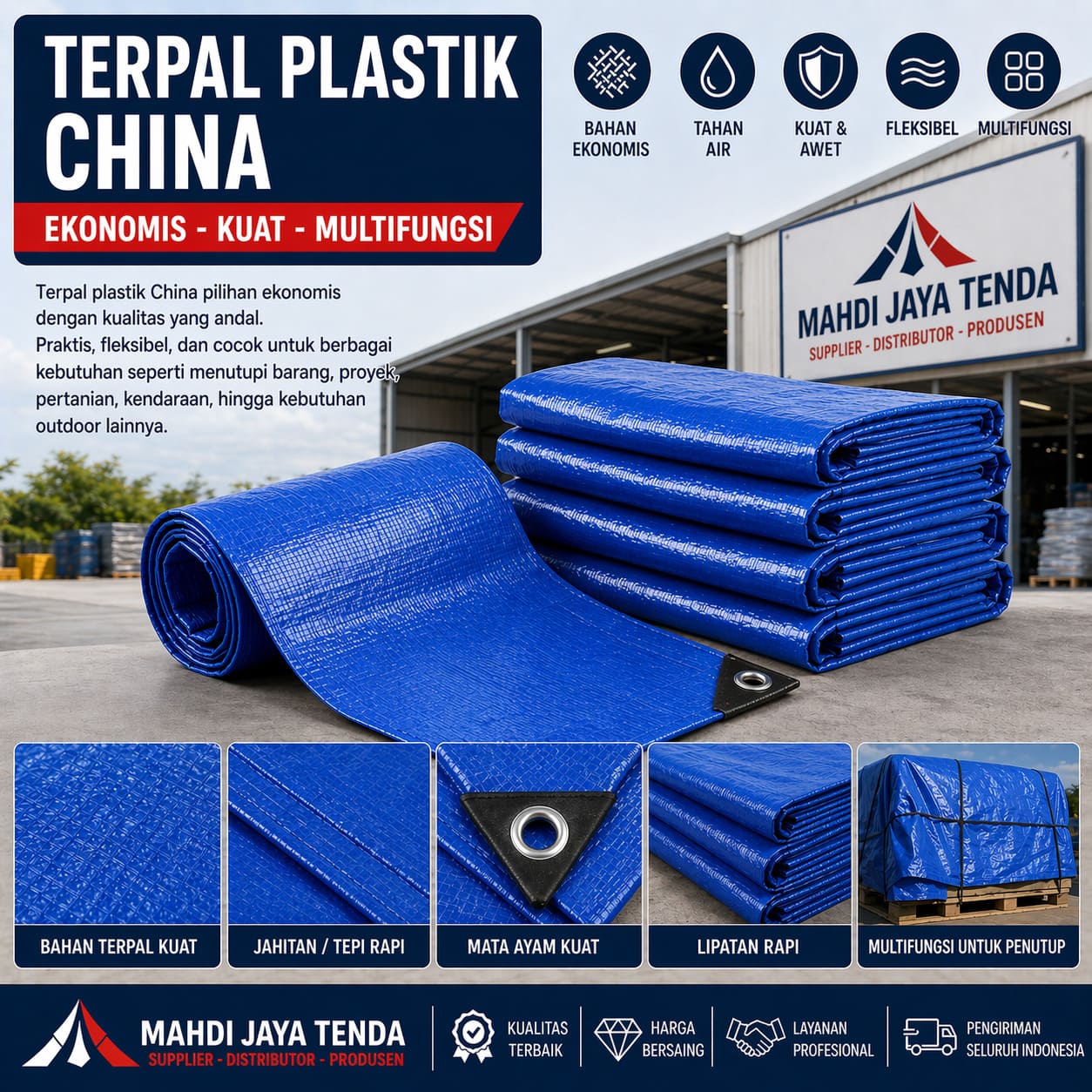 Supplier & Distributor Terpal Plastik China